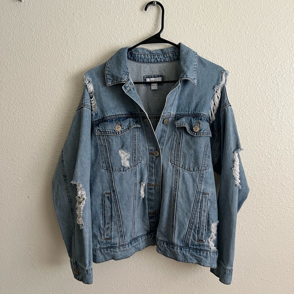 Forever21 Oversized Jean Jacket
